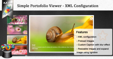 Simple Portfolio Viewer – Javascript XML Gallery