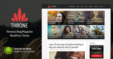 Throne – Personal Blog WordPress Theme