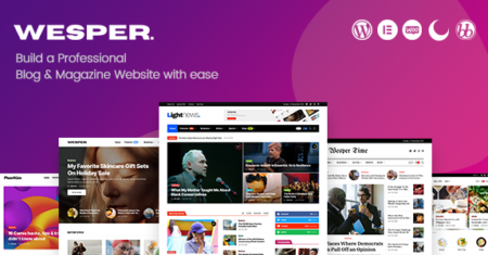 Wesper – Tema WordPress para Blogs e Revistas