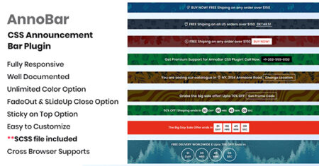 AnnoBar – Plug-in da barra de anúncios CSS