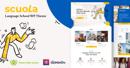 Scuola – Cursos de Idiomas WordPress