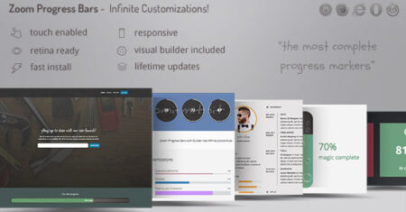 WordPress Progress Bars Ultimate DZS – Personalizações infinitas com Builder