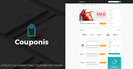 Couponis – Tema WordPress de afiliados e envio de cupons