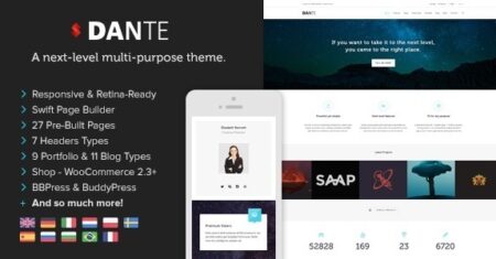 Dante – Tema WordPress multifuncional responsivo