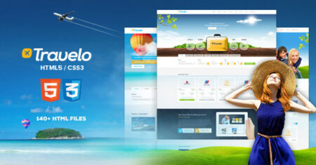 Travelo – Modelo HTML5 de viagens e reservas de passeios