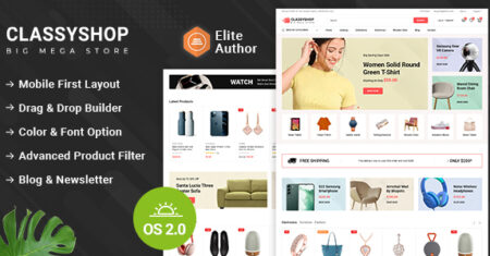 Classyshop – Tema responsivo multifuncional do Shopify 2.0