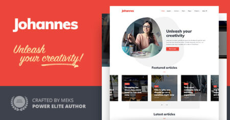 Johannes – Tema de blog pessoal para autores e editores