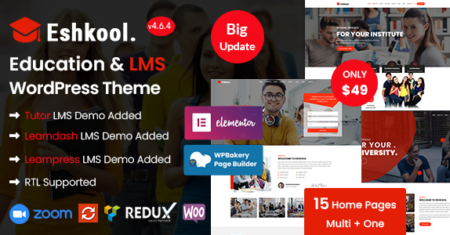 Eshkool – Tema WordPress educacional