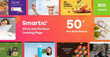 Smartic – Tema WooCommerce da página de destino do produto