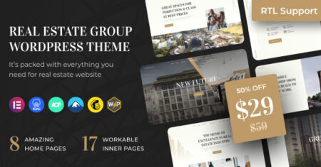 Reland – Tema WordPress do Grupo Imobiliário + RTL