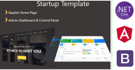 AgencyST – Angular 10 / .Net Core / Modelo de inicialização – Painel de administração e página inicial elegante