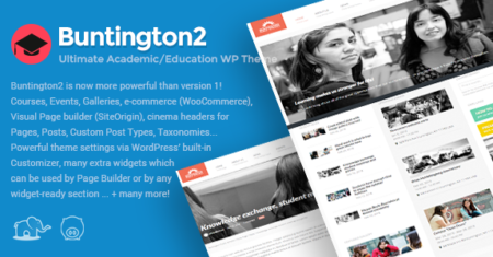 Buntington – Tema WP educacional