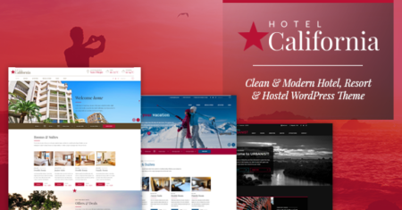 Califórnia – Tema WordPress de Resort e Hotel