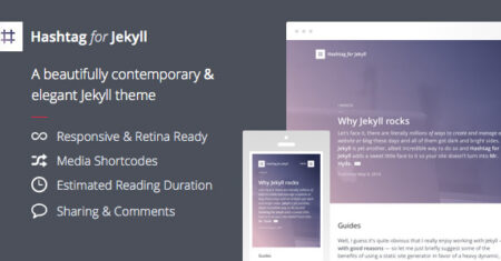 Hashtag para Jekyll – um tema elegante de blog