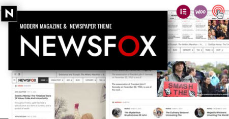 Newsfox – Tema WordPress de jornal e revista