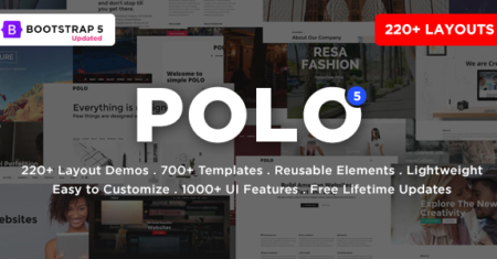 Polo – modelo HTML5 multifuncional responsivo