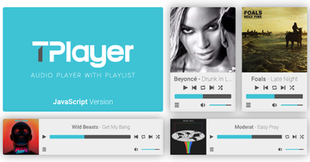 tPlayer – Reprodutor de áudio com lista de reprodução