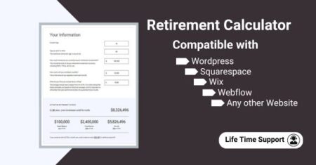 Calculadora de Aposentadoria – Calculadora Web para o seu site