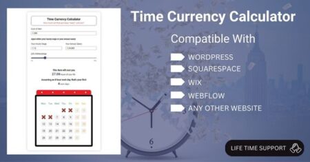 Calculadora de Moeda de Tempo – Calculadora Web para o seu site