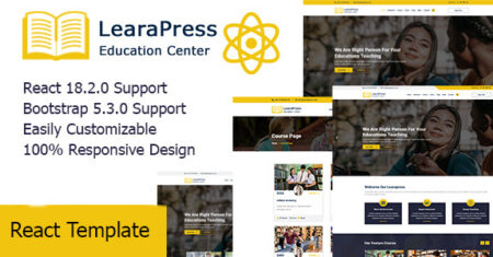 LearaPress – Modelo de reação de educação e cursos
