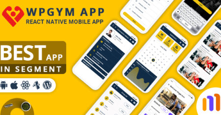 Aplicativo WPGYM – Aplicativo móvel para sistema WordPress Gym