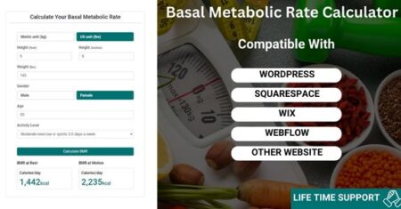 Calculadora de Taxa Metabólica Basal (TMB) – Estima sua taxa metabólica basal para sua saúde.