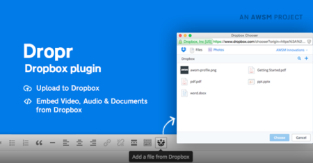 Dropr – Plug-in do Dropbox para WordPress