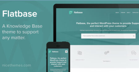 Flatbase – Uma base de conhecimento/tema Wiki responsivo