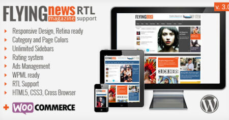 FlyingNews – Tema de revista responsivo