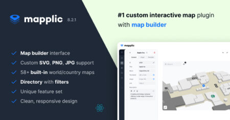 Mapplic – Plug-in de mapa interativo personalizado