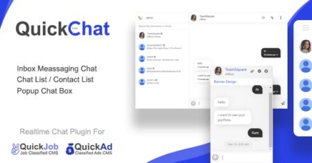 Plug-in de mensagens de bate-papo AJAX em tempo real do Quickchat para QuickCMS