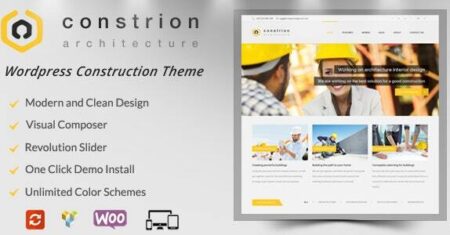 Constrion – Tema WP de construção e construtor