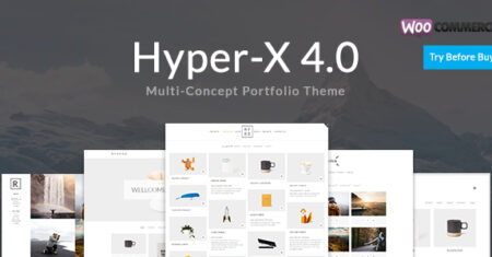 HyperX – Tema de portfólio WordPress responsivo