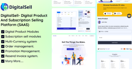 DigitalSell – Plataforma de venda de produtos digitais e assinaturas (SAAS)