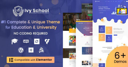 IvyPrep – Tema WordPress para Educação e Escola