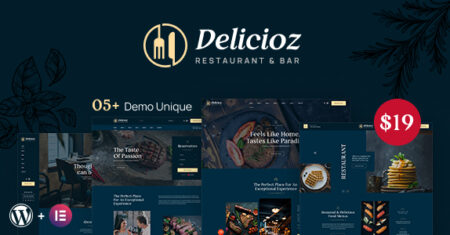 Delicioz – Tema WordPress para Restaurantes