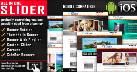 Plugin de controle deslizante Jquery responsivo All In One Slider