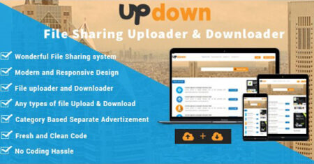 UpDown – Uploader de compartilhamento de arquivos / Youtube / Downloader e blogs