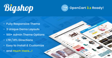 Bigshop – Tema OpenCart responsivo