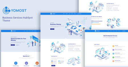 Yomost – Tema HubSpot CMS de serviços empresariais